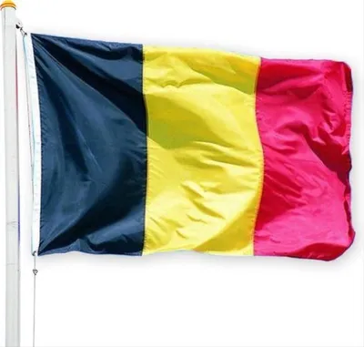 Image de Drapeau belge – Drapeau de la Belgique – Red Devils – 150/90 cm – Polyester – Football – Coupe du monde – Championnat d'Europe – CHPN