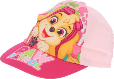 Zdjęcie produktu dla Czapka Paw Patrol Stylowa czapka dziecięca z motywem Paw Patrol, 100% bawełny Jasnoróżowa