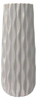 Produktbild von Moderner weißer Keramik-Vase Dekorativ 24cm