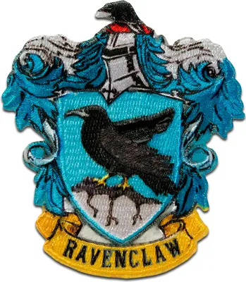 Produktbild von Harry Potter © Ravenclaw Wappen  - Aufnäher, Bügelbild, Aufbügler, Applikationen, Patches, Flicken, Zum Aufbügeln, Größe: 7,4 x 6,3 cm