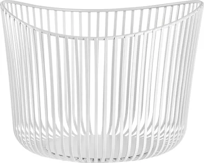 Produktbild von Blomus Aufbewahrungskorb Modo, Stahl pulverbschichtet, White, 31.5 cm, 66431