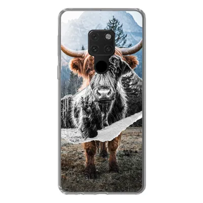 Produktbild von MuchoWow® Handyhülle Schutzhülle Hülle für Huawei P40 Lite Schottischer Highlander - Kuh - Tiere Silikon Softcase Handy Hülle - Handy