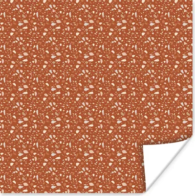 Produktbild von MuchoWow® Poster Muster - Terazzo - Textur 100x100 cm - Babyzimmer