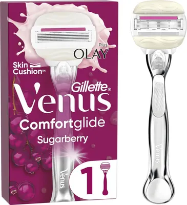 Produktbild von Gillette Venus Comfortglide Sugarberry Platinum Rasierer Damenrasierer