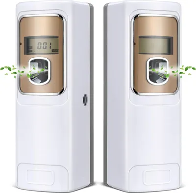 Produktbild von 2er-Set Aroma Diffuser, Automatischer Lufterfrischer mit LCD-Display – Zeitschaltuhr, Duftspender für Badezimmer, Büro & Hotel