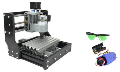 Obrázek produktu pro CNC frézka, řízení GRBL, kompaktní provedení, laser ADD offline+10 W