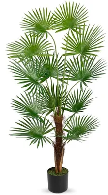 Image de Palmier Areca artificiel, 120 cm, vert, avec 13 feuilles
