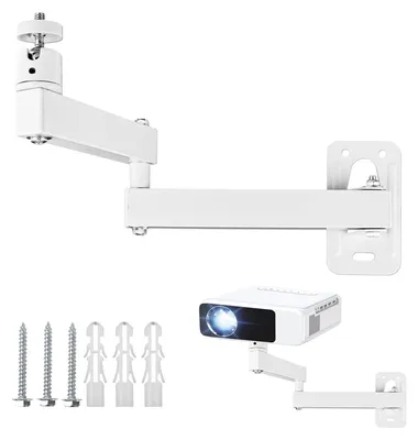 Image de Support mural pliable pour projecteur, avec rotation à 360°