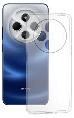 Obrázek produktu pro Techsuit Průhledný silikonový zadní kryt pro Xiaomi Redmi 14C - Transparentní