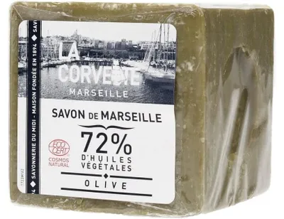 MYDŁO MARSYLSKIE W KOSTCE OLIWKA ECO 300 g - LA CORVETTE