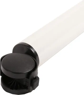 Produktbild von Tischbein auf Rolle Möbelfuss Möbelbein Tischbein Tischfuss 870mm ø 50mm Weiss