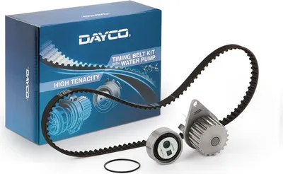Produktbild von DAYCO KTBWP1020 Zahnriemensatz + Wasserpumpe passend für PEUGEOT 206 Schrägheck (2A/C) 307 (3A/C) 307 SW (3H) 106 II Schrägheck (1A, 1C) für CITROËN