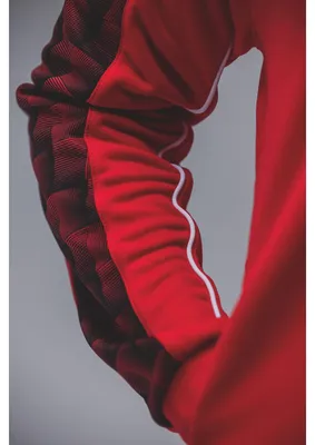 Produktbild von Erima Evo Star Trainingsjacke mit Kapuze Rot/Schwarz - XXL