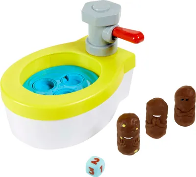 Produktbild von Mattel Games Kacka-Alarm! Voll Verstopft, Kinderspiel, Aktionsspiel