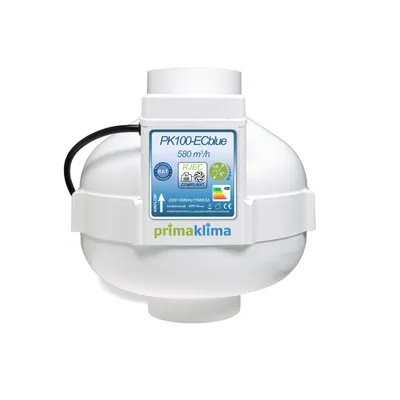 Produktbild von PK Rohrventilator 100-EC blue, 0-580m3/h (RJ45)