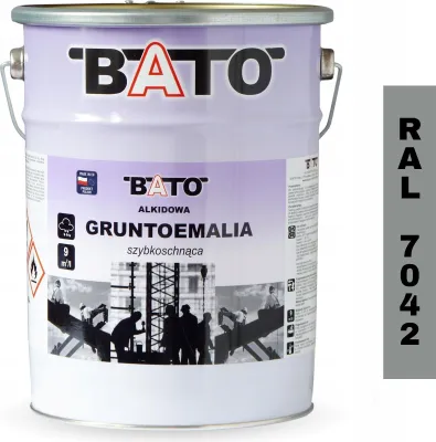 Zdjęcie produktu dla Gruntoemalia Alkidowa Szybkoschnąca Szara Ral 7042 5L