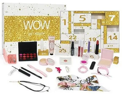 Zdjęcie produktu dla Kalendarz adwentowy beauty 2025 24 sztuki zestaw makijażu dla kobiet