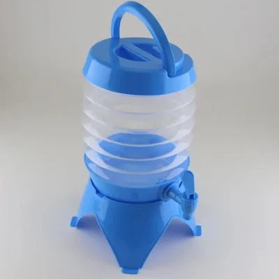 Produktbild von Faltbarer Getränkespender - Tragbarer Getränkespender - Getränkedispenser - Strandaccessoires - Trinkbehälter - Getränkespender - Picknickzubehör