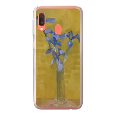 Produktbild von MuchoWow® Handyhülle Schutzhülle Hülle für Samsung Galaxy A20e Schwertlilien - Piet Mondrian - Alte Meister Silikon Softcase Handy Hülle - Abdeckung