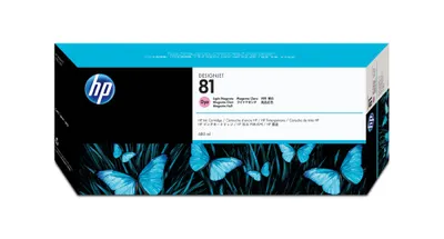 Image de HP 81 - C4935A - Cartouche d'encre / Magenta clair (680 ml)