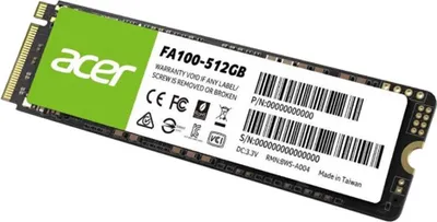 Immagine prodotto di Disco rigido Acer FA100 512 GB SSD
