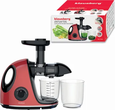 Produktbild von Slow Juicer 150W für Obst und Gemüse KALTPRESSE KLAUSBERG KB-7865