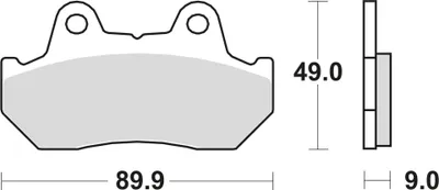 Zdjęcie produktu dla Klocki hamulcowe kpl. TRW MCB544