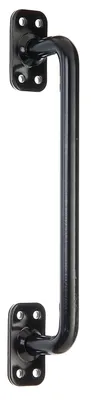 Obrázek produktu pro Klika brány Alberts rovná, černě práškově lakovaná 275 x 32 mm