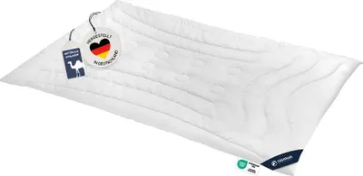 Produktbild von Kamelhaardecke 155x220 cm, Ganzjahresecke, Übergangsdecke, Bettdecke 100% Kamelflaumhaar, CASIMUM