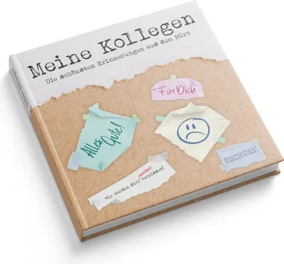 Produktbild von itenga Gästebuch "Meine Kollegen" Abschied Freundebuch 88 Seiten 21x21cm