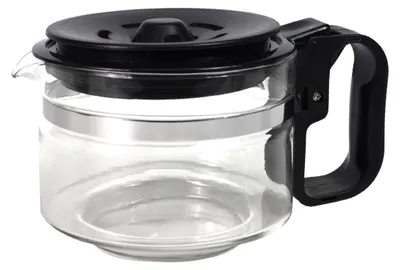 Glaskanne für Kaffeebereiter, 900 ml, transparent, klein