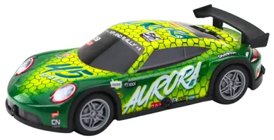 Productafbeelding van LEAN Toys 23059 RC-raceauto, verlichte carrosserie, groen