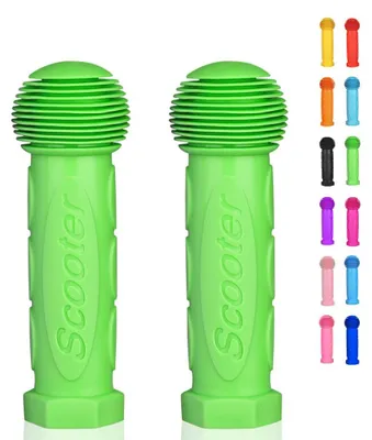 Image de OTFAITP Poignées pour scooter, paire, compatibles avec les vélos à 2, 3 ou 4 roues, adaptées aux trottinettes pour enfants