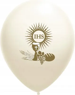 Image de Ballons avec impression "Sainte Communion", 14 pouces, 1 pc.