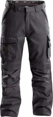 Produktbild von DASSY® Connor Canvas Arbeitshose mit Kniepolstertaschen ANTHRAZITGRAU/SCHWARZ Gr.58 Länge: STANDARD