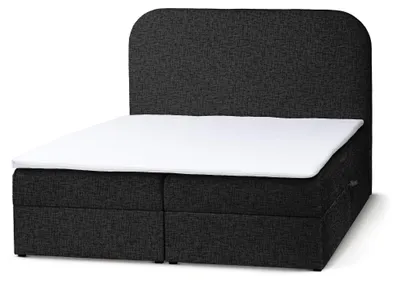 Obrázok produktu pre Boxspringová posteľ s úložným priestorom Gory Čierny porfýr 120 × 200 cm
