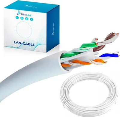 Produktbild von Extralink CAT6 UTP Netzwerkkabel PVC Twisted Pair 50m
