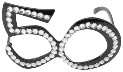Productafbeelding van Feestbril met cijferdesign - Ideaal als accessoire voor foto's - Geschikt voor fotoshoots en evenementen