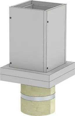 Produktbild von Furado F Fußelement für Betondecke mit Kugelfang und Wandfutter EW Ø180mm