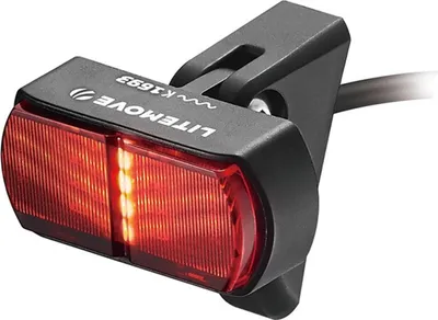 Produktbild von Litemove E-Bike-Rücklicht 'TS-FD', Schutzblechmontage, rot/schwarz