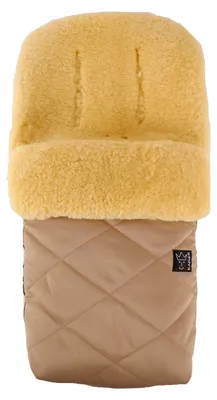 Produktbild von Kaiser 6541131 Lammfellfußsack Natura, sand