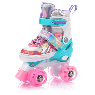 Produktbild von Roller skates Meteor Lunar S 30-33 Retro Rollschuhe Disco Roll Skate Jugend Roll-Schuhe Kinder Quad Skate
