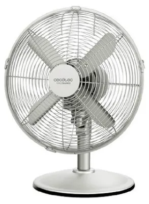 Zdjęcie produktu dla Cecotec 05214, Wentylator domowy z łopatkami, Srebrny, Stół, Stal, Prąd przemienny, 300 mm