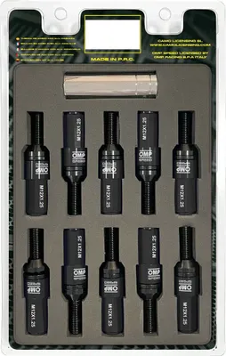 Zdjęcie produktu dla Zestaw śrub OMP OMPS09971201 28 mm czarne M12 x 1,25