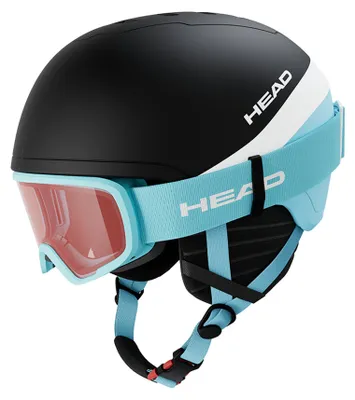 Produktbild von Head YUKI SET TEAM Kinder Skihelm Snowboardhelm schwarz/blau 48-51