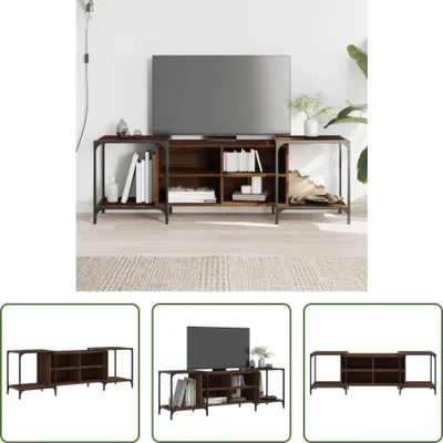 Obrázek produktu pro The Living Store TV skříňka hnědý dubový vzhled 153x37x50 cm materiál na bázi dřeva