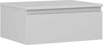 Produktbild von Mexen Orio Badezimmerschrank unter Waschbecken 60 cm mit Arbeitsplatte, 1 Schublade, graumatt - 91A10-06023-1-BFC62