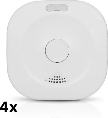 Produktbild von Alecto SMARTSMOKE11 4 - WLAN Smart Rauchmelder - 4 Stück - Weiß