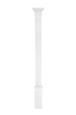 Produktbild von HEXIM Pilaster ca. 170x22mm - Wandreliefe / Stuckdekor aus PolyurethanHartschaum, Auswahl von Schaft, Kapitell & Sockel - Perfect D1510 (Komplettset 1)