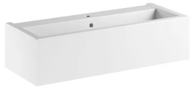 Produktbild von Kerasan KANAAL Keramik-Waschbecken 100x40cm, Weiß